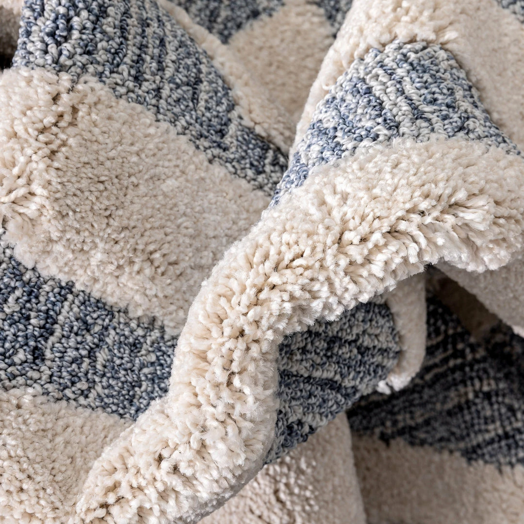 Well Woven Zara Tribal Moroccan Diamond Pattern Light Blue Looped Pile Rug 3 Well Woven Zara Tribal Moroccan Diamond Pattern Light Blue Looped Pile Rug