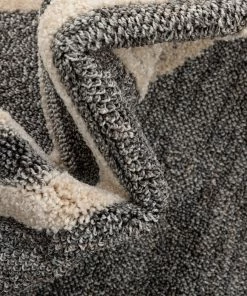 Well Woven Evie Tribal Diamond Medallion Pattern Grey Looped Pile Rug