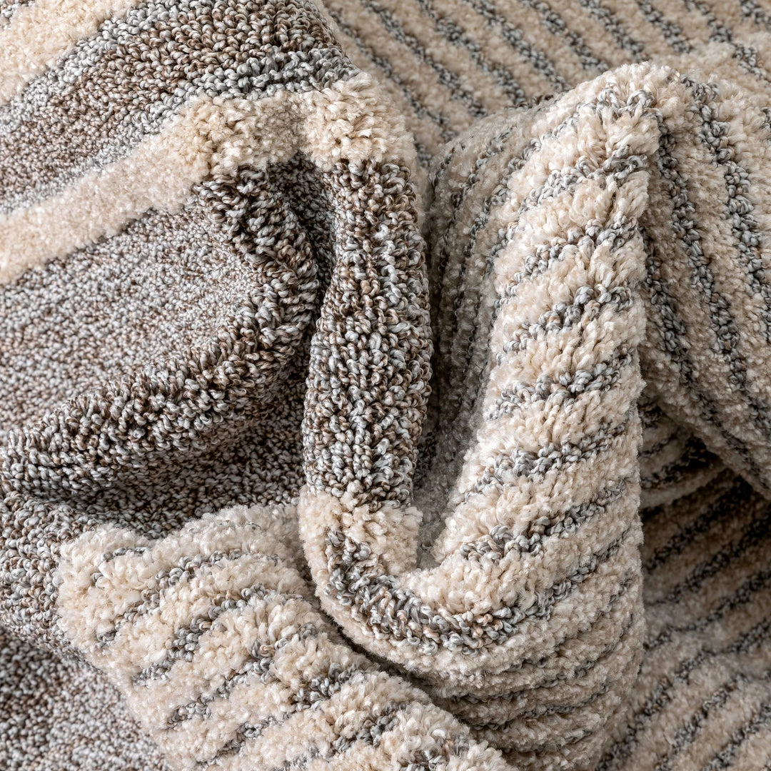 Well Woven Evie Tribal Diamond Medallion Pattern Taupe Looped Pile Rug Global 3 Well Woven Evie Tribal Diamond Medallion Pattern Taupe Looped Pile Rug Global