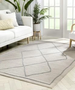 Well Woven Global Cora Moroccan Lattice Trellis Beige Looped Pile Rug 15 Well Woven Global Cora Moroccan Lattice Trellis Beige Looped Pile Rug