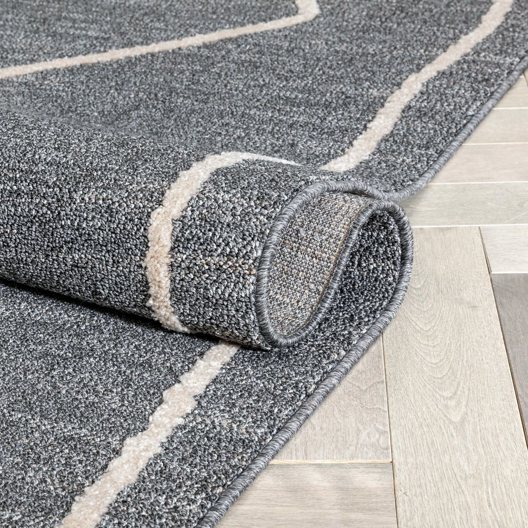 Well Woven Cora Moroccan Lattice Trellis Grey Looped Pile Rug Global 9 Well Woven Cora Moroccan Lattice Trellis Grey Looped Pile Rug Global