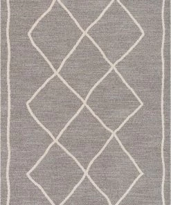Well Woven Cora Moroccan Lattice Trellis Taupe Looped Pile Rug Global