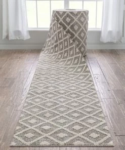 Well Woven Custom Size Runner Ailey Moroccan Lattice Trellis Ivory Choose Your Width X Choose Your Length Hallway Runner Rug