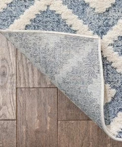 Well Woven Ailey Moroccan Lattice Trellis Blue Looped Pile Rug 11 Well Woven Ailey Moroccan Lattice Trellis Blue Looped Pile Rug