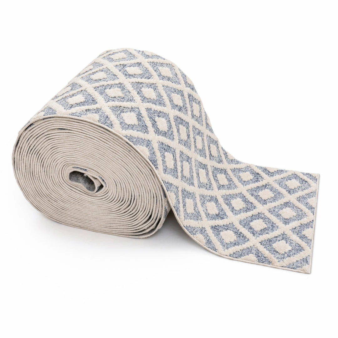 Well Woven Global Custom Size Runner Ailey Moroccan Lattice Trellis Blue Choose Your Width X Choose Your Length Hallway Runner Rug 2 Well Woven Global Custom Size Runner Ailey Moroccan Lattice Trellis Blue Choose Your Width X Choose Your Length Hallway Runner Rug