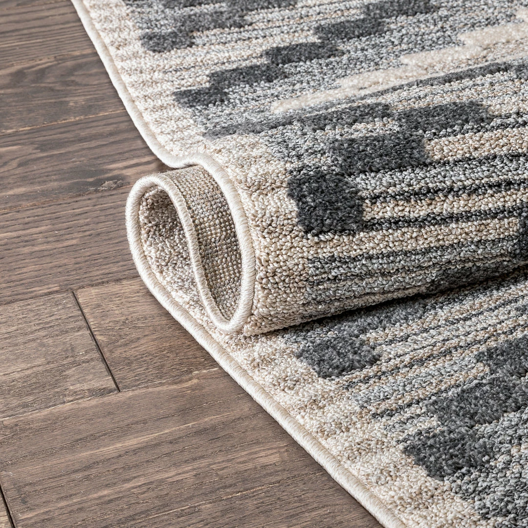 Well Woven Global Salena Southwestern Medallion Pattern Ivory Looped Pile Rug 9 Well Woven Global Salena Southwestern Medallion Pattern Ivory Looped Pile Rug