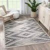 Well Woven Global Salena Southwestern Medallion Pattern Ivory Looped Pile Rug