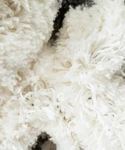 Well Woven Celestial Skies Modern Stars Pattern Ivory Grey Thick & Ultra Soft Kids Rug Shag