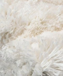 Well Woven Celestial Skies Modern Stars Pattern Ivory Grey Thick & Ultra Soft Kids Rug Shag