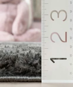 Well Woven Celestial Skies Modern Stars Pattern Grey Thick & Ultra Soft Kids Rug Grey & Silver