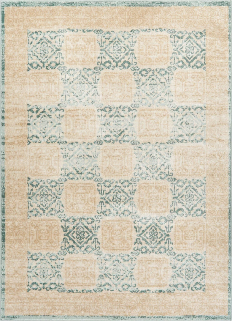 Well Woven Pompey Blue Distressed Modern Rug 7'10" X 10'6" Global 1 Well Woven Pompey Blue Distressed Modern Rug 7'10" X 10'6" Global