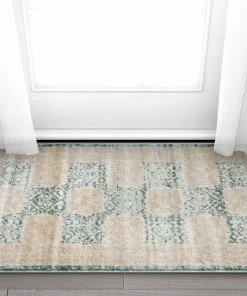 Well Woven Pompey Blue Distressed Modern Rug 7'10" X 10'6" Global 13 Well Woven Pompey Blue Distressed Modern Rug 7'10