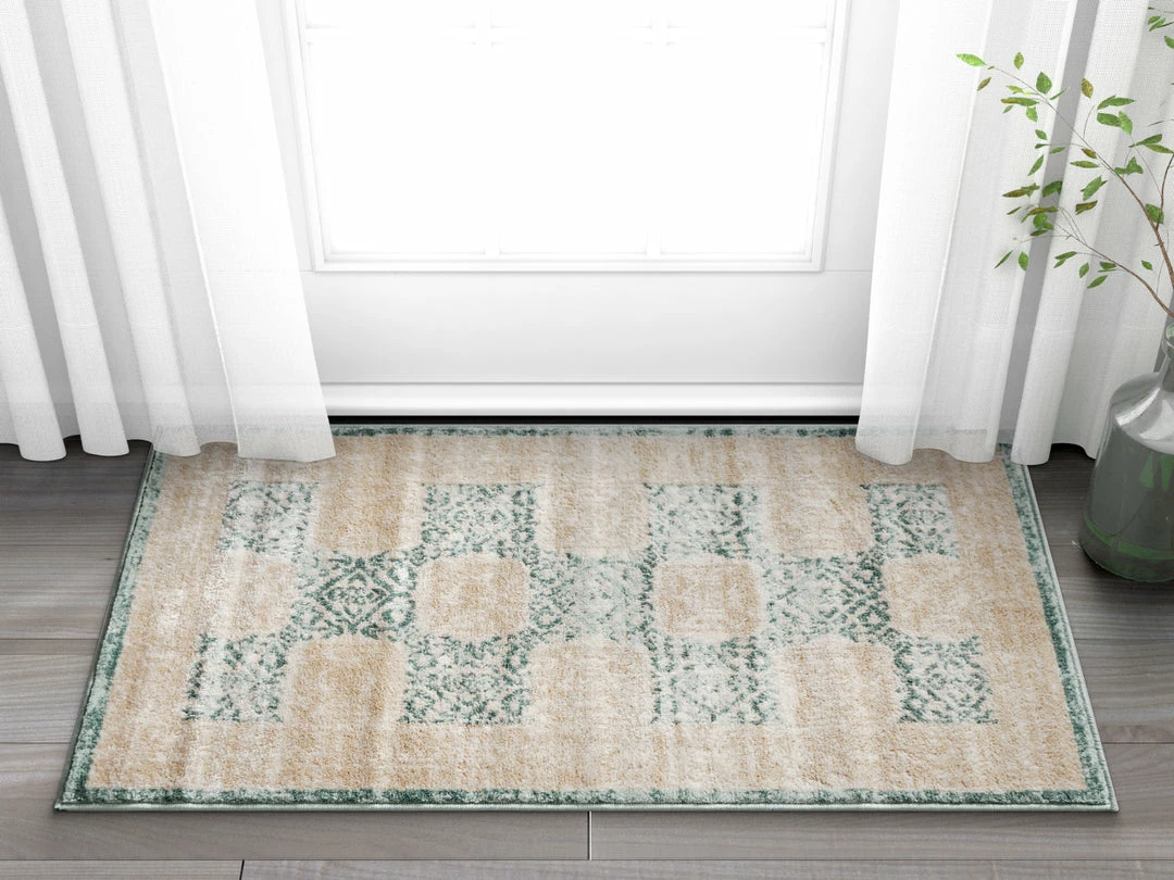 Well Woven Pompey Blue Distressed Modern Rug 7'10" X 10'6" Global 7 Well Woven Pompey Blue Distressed Modern Rug 7'10" X 10'6" Global