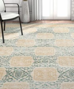 Well Woven Pompey Blue Distressed Modern Rug 7'10" X 10'6" Global