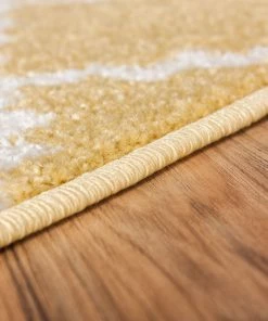 Well Woven Trellis Yellow Modern 3-Piece Set (5' X 7' And Bonus 20