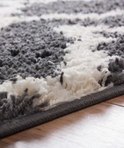 Well Woven Linx Geometric Grey Modern Rug