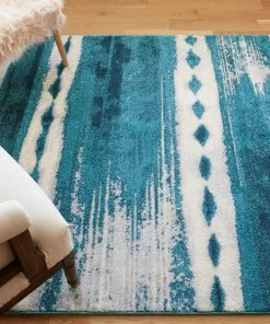 Well Woven Holborn Blue Modern Abstract Rug