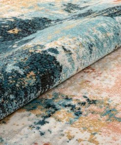 Well Woven Vintage Vento Bohemian Modern Abstract Distressed Multi Rug