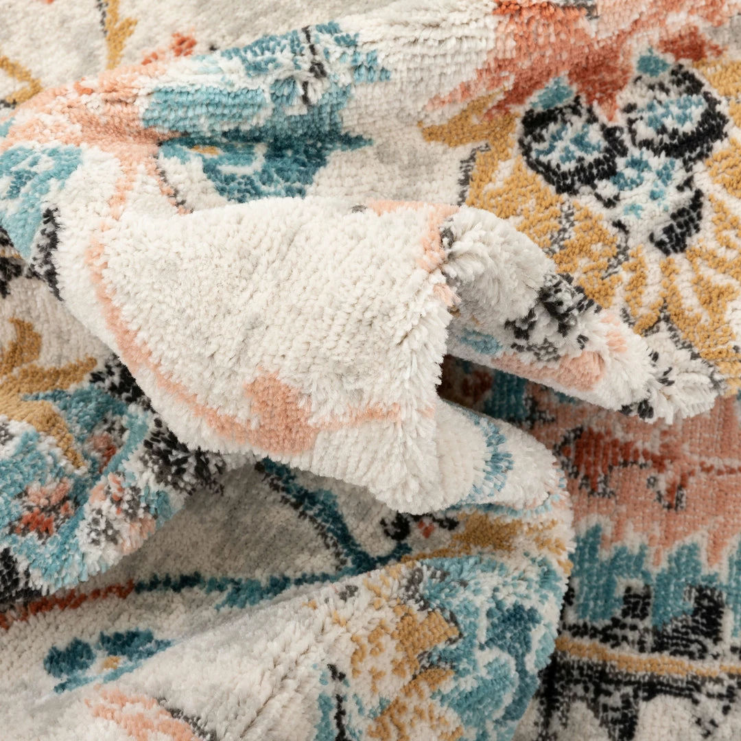 Well Woven Ivy Bohemian Vintage Oriental Botanical Beige Rug 8 Well Woven Ivy Bohemian Vintage Oriental Botanical Beige Rug