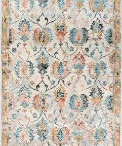 Well Woven Ivy Bohemian Vintage Oriental Botanical Beige Rug