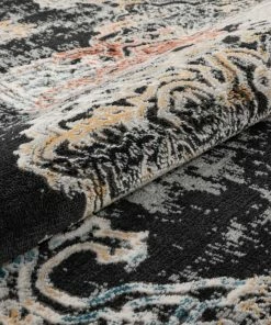 Well Woven Maura Bohemian Vintage Medallion Oriental Black Rug