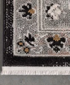 Well Woven Global Julita Vintage Bohemian Aztec Tribal Black Rug