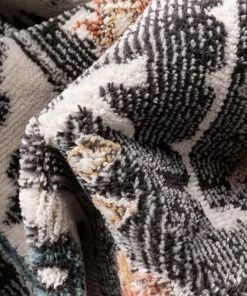 Well Woven Global Julita Vintage Bohemian Aztec Tribal Black Rug