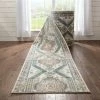 Well Woven Vintage Julita Custom Size Runner Medallion Oriental Blue Choose Your Width X Choose Your Length Hallway Runner Rug