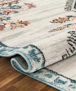 Well Woven Manor Vintage Bohemian Medallion Oriental Blue Rug 16 Well Woven Manor Vintage Bohemian Medallion Oriental Blue Rug