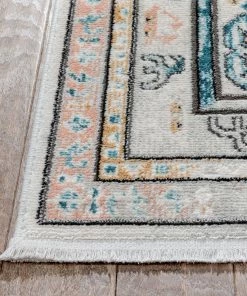 Well Woven Valeria Bohemian Vintage Oriental Botanical Blue Rug