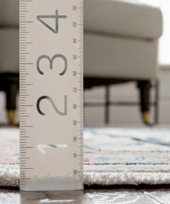 Well Woven Valeria Bohemian Vintage Oriental Botanical Blue Rug