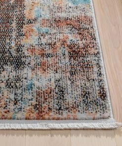 Well Woven Regen Bohemian Modern Abstract Distressed Multi Rug