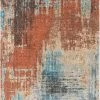 Well Woven Regen Bohemian Modern Abstract Distressed Multi Rug