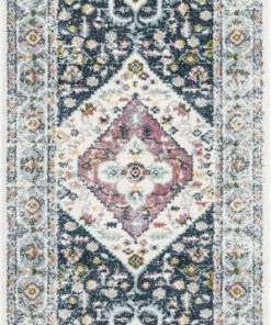 Well Woven Maude Vintage Medallion Oriental Blue Blush Rug Global 26 Well Woven Maude Vintage Medallion Oriental Blue Blush Rug Global