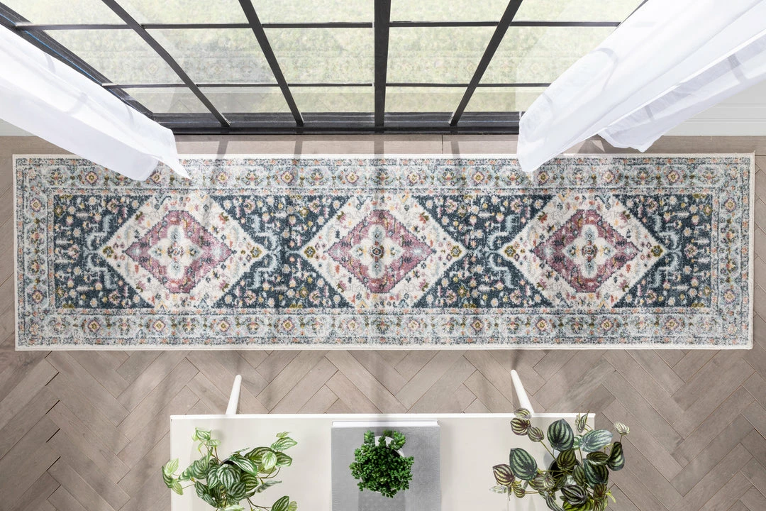 Well Woven Maude Vintage Medallion Oriental Blue Blush Rug Global 14 Well Woven Maude Vintage Medallion Oriental Blue Blush Rug Global