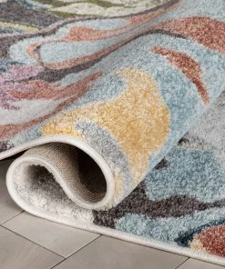 Well Woven Posy Vintage Floral Blue Blush Rug Global 24 Well Woven Posy Vintage Floral Blue Blush Rug Global