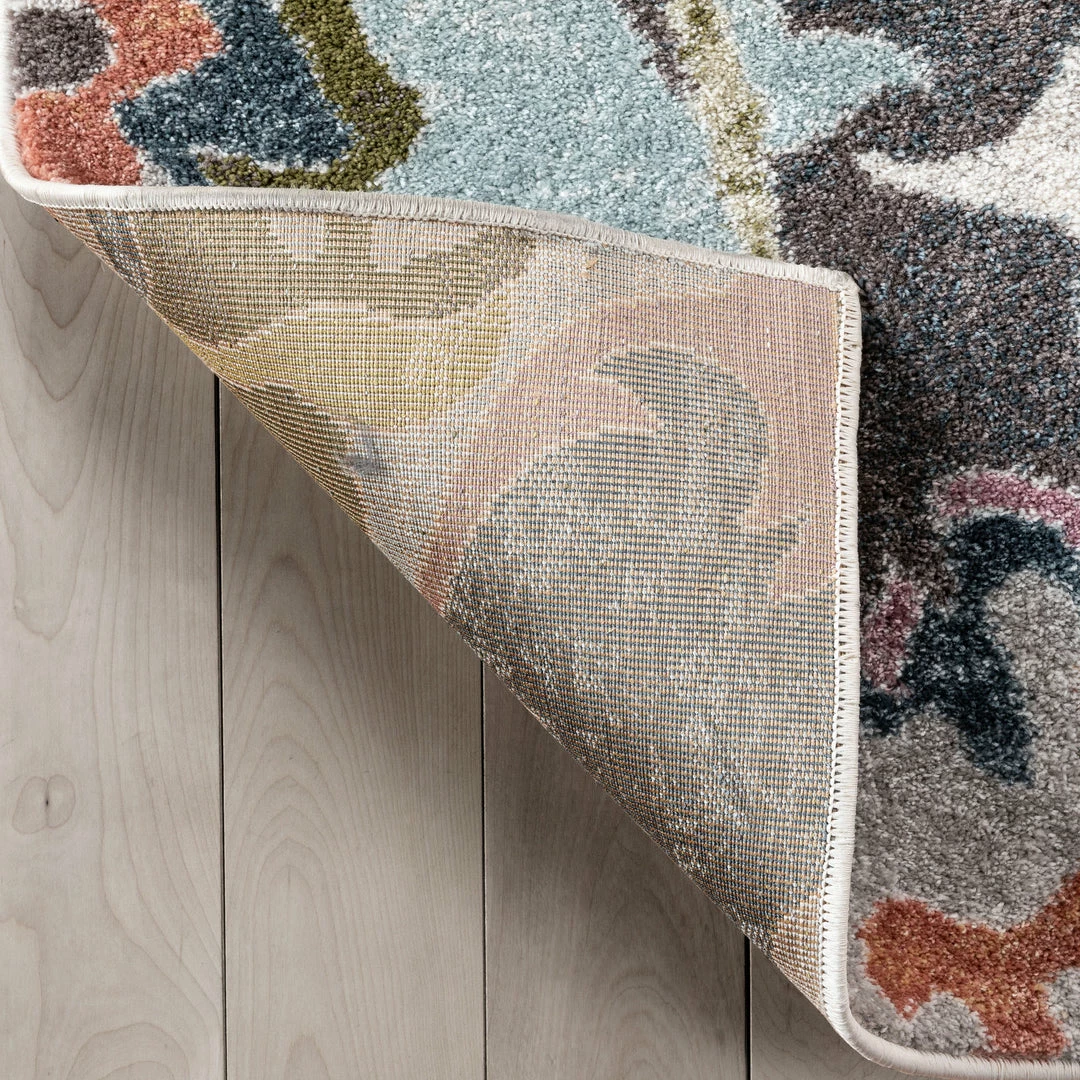 Well Woven Posy Vintage Floral Blue Blush Rug Global 4 Well Woven Posy Vintage Floral Blue Blush Rug Global