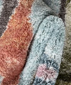 Well Woven Posy Vintage Floral Blue Blush Rug Global 18 Well Woven Posy Vintage Floral Blue Blush Rug Global