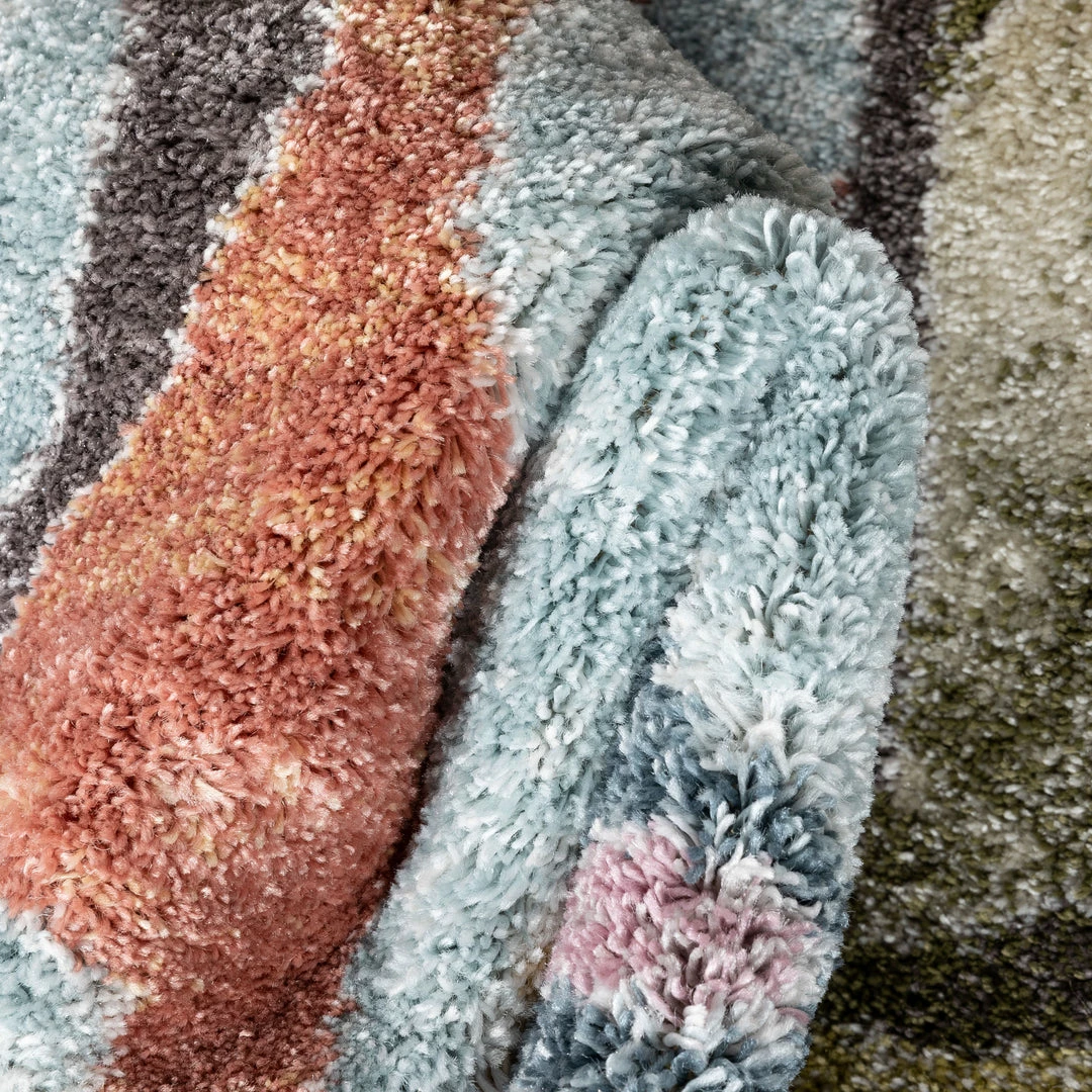 Well Woven Posy Vintage Floral Blue Blush Rug Global 3 Well Woven Posy Vintage Floral Blue Blush Rug Global