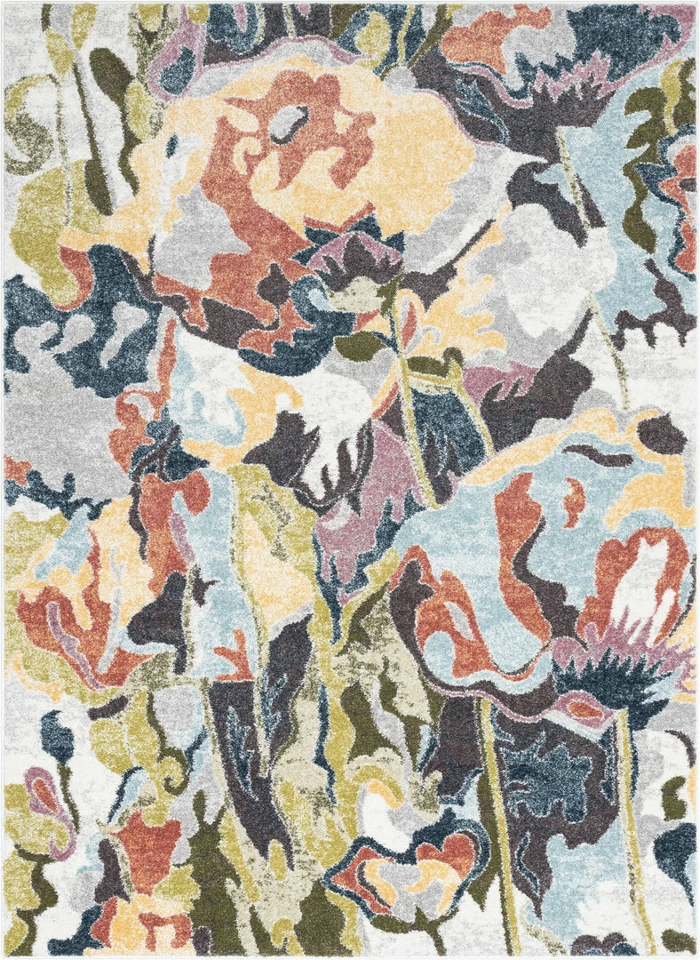 Well Woven Posy Vintage Floral Blue Blush Rug Global 2 Well Woven Posy Vintage Floral Blue Blush Rug Global