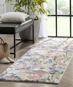 Well Woven Posy Vintage Floral Blue Blush Rug Global 28 Well Woven Posy Vintage Floral Blue Blush Rug Global