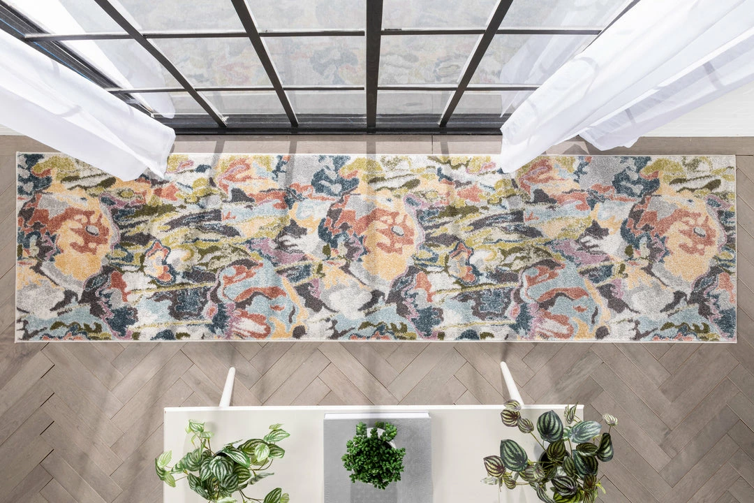 Well Woven Posy Vintage Floral Blue Blush Rug Global 16 Well Woven Posy Vintage Floral Blue Blush Rug Global