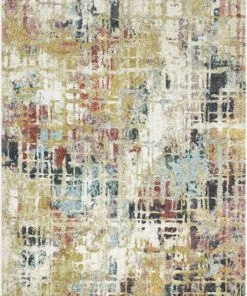 Well Woven Elwood Modern Abstract Green Blue Rug