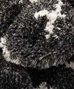 Well Woven Axel Scandinavian Moroccan Lattice Dark Grey Thick Nordic Shag Rug 11 Well Woven Axel Scandinavian Moroccan Lattice Dark Grey Thick Nordic Shag Rug