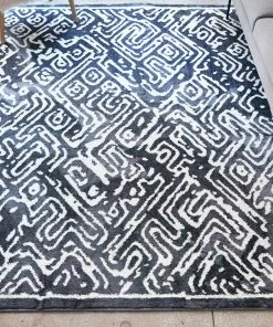 Well Woven Classic Grey Modern Microfiber 7'10