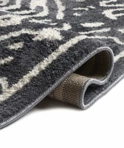 Well Woven Classic Grey Modern Microfiber 7'10