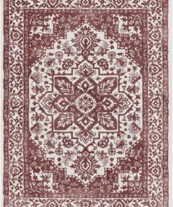 Well Woven Dazzling Rose Vintage Microfiber 7'10" X 9'10" Rug Oriental & Persian