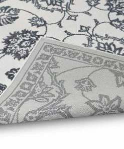 Well Woven Stupendous Light Grey Vintage Oriental Microfiber Rug