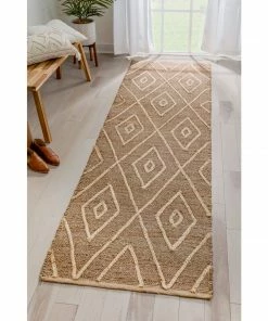 Well Woven Diamond Moroccan Jute Rug Hand-Braided Basket Weave Jute Rug Lattice Pattern Natural Color Global 29 Well Woven Diamond Moroccan Jute Rug Hand-Braided Basket Weave Jute Rug Lattice Pattern Natural Color Global