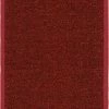 Well Woven Red Warby Modern Burgundy Non Slip 9" X 31" Stair Tread (Set Of 7)